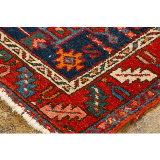 Antique Hamadan Geometric Medallion Wool Rug by Rug & Kilim, Persia, 1920–1929 For Sale In New York - Image 6 of 8