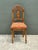 Vintage Wood Chair With Floral Carving For Sale - Image 11 of 12