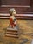 18th Century Polychromed Wooden Santos Sculpture- Christ Child Holding a Sparrow- On Stand For Sale In Pittsburgh - Image 6 of 10