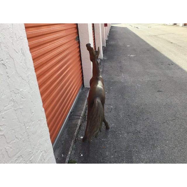 Bronze Vintage Bronze Horse Statue For Sale - Image 8 of 10