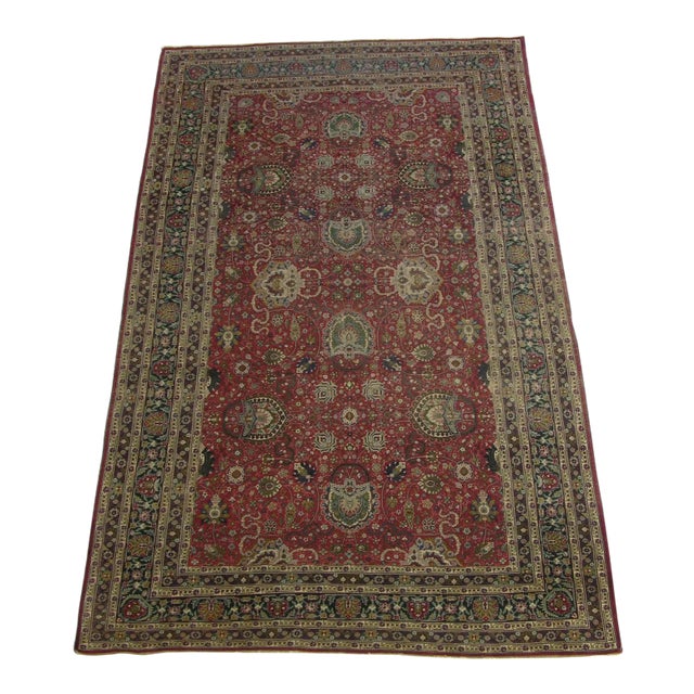 Antique Turkish Silk Rug For Sale