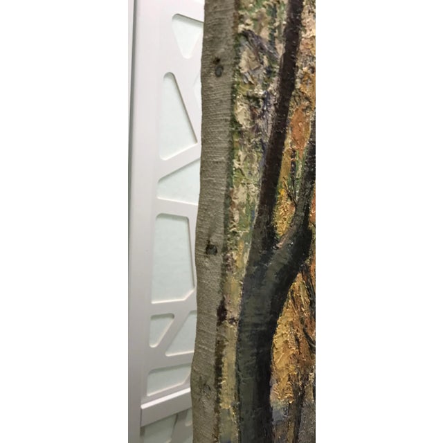 1950s Maurice Loponte, Au bord de l'eau, 1956, Oil on Canvas For Sale - Image 5 of 7