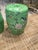 These are green chinoiserie ceramic garden stools are perfect for extra seating in any room. Great for indoors or a...