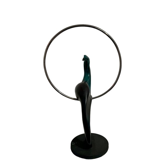 Colin Webster Watson, Large Bronze Modernist Biomorphic Sculpture Abstract Bird Colin Webster Watson For Sale - Image 11 of 18