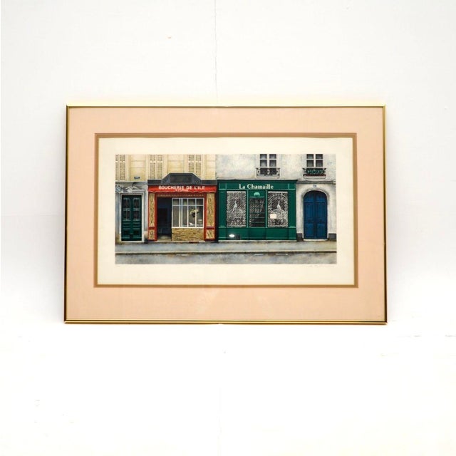 Andre Renoux, Butcher's, 1976, Lithograph, Framed For Sale - Image 10 of 10