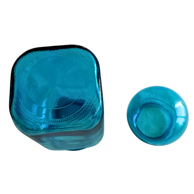 Blue Belgian Cobalt Blue Apothecary Jars, 1920s, Set of 2 For Sale - Image 8 of 10