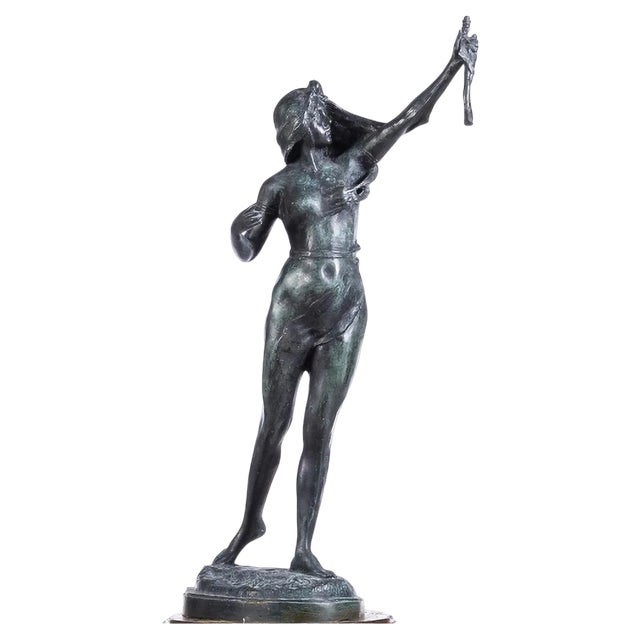 François Rude, Female Figure, Bronze Sculpture For Sale