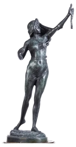 François Rude, Female Figure, Bronze Sculpture