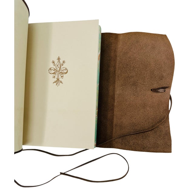 Brown Authentic Vintage 2003 Cavallini & Co. Roma Lussa Italian Leather Journal For Sale - Image 8 of 13