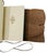 Brown Authentic Vintage 2003 Cavallini & Co. Roma Lussa Italian Leather Journal For Sale - Image 8 of 13