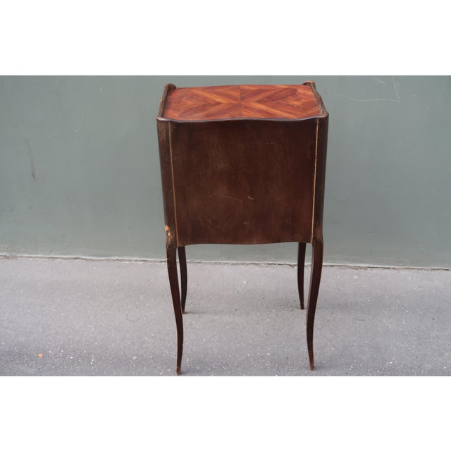 French Antique Louis XV Style Side Table Nightstand For Sale - Image 13 of 13