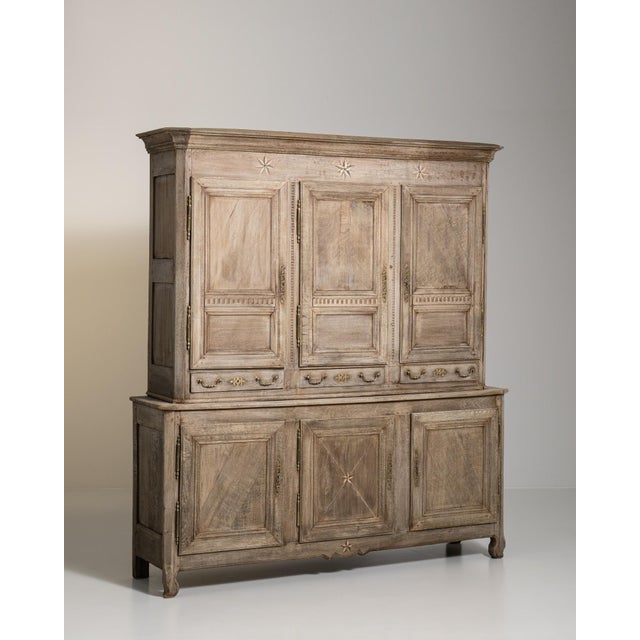 Mid 19th Century French Provincial Brown Wood China & Display Cabinets For Sale - Image 14 of 14