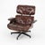 Wood 1956 Original Herman Miller Eames Lounge Chair & Ottoman in Rosewood and Brown Leather For Sale - Image 7 of 12