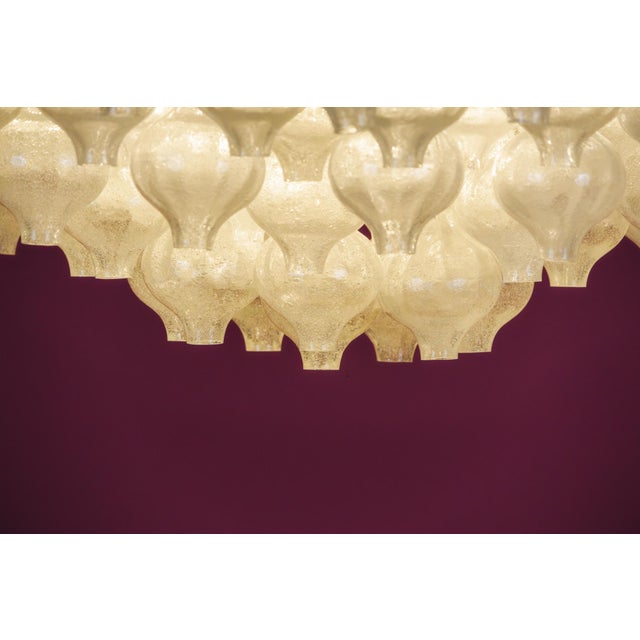 Tulipan Waterfall Glass Chandelier from Kalmar, Austria, 1960s For Sale - Image 16 of 18