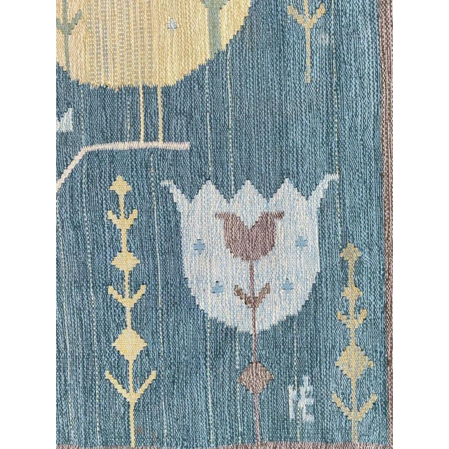 Handwoven Woollen Tapestry by Éva Pretty Németh, Hungary, 1970s For Sale - Image 3 of 14