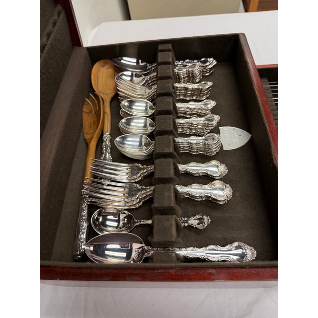 Elevate your holiday dining and formal tablescapes with this magnificent, highly comprehensive 74-piece vintage...