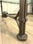 Late 20th Century Vintage Giacometti Style Sculptural Iron & Glass Coffee Table For Sale - Image 5 of 15