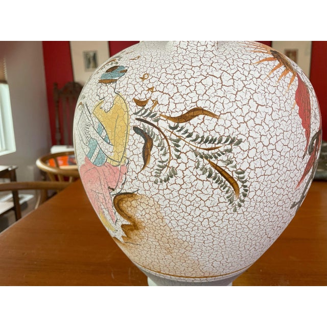 Late 20th Century Late 20th Century Tall Greek Museum Reproduction Vase For Sale - Image 5 of 10