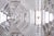 1960s Mid-Century Chandelier in Chrome and Glass by Kamenický Šenov, Czech, 1960s For Sale - Image 5 of 10