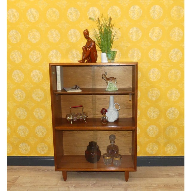 Elegant mid-century furniture Beautiful, tall small chest of drawers with glass doors, great display case, bar cabinet,...