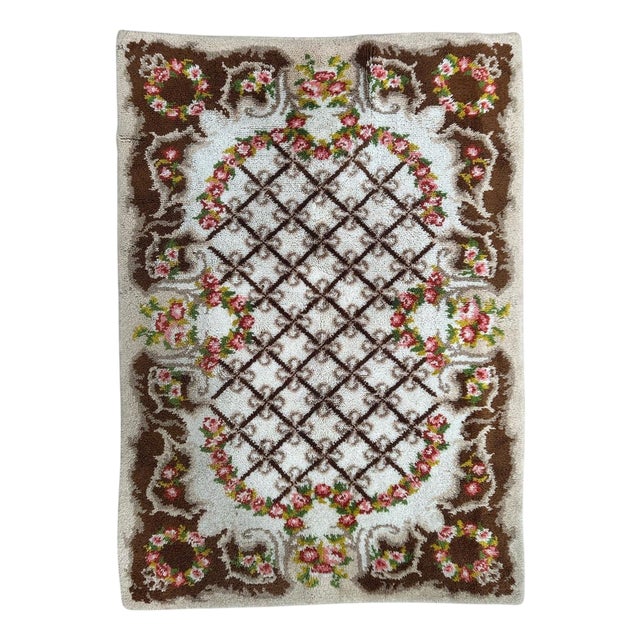 Vintage French Cogolin Rug, 1960s For Sale