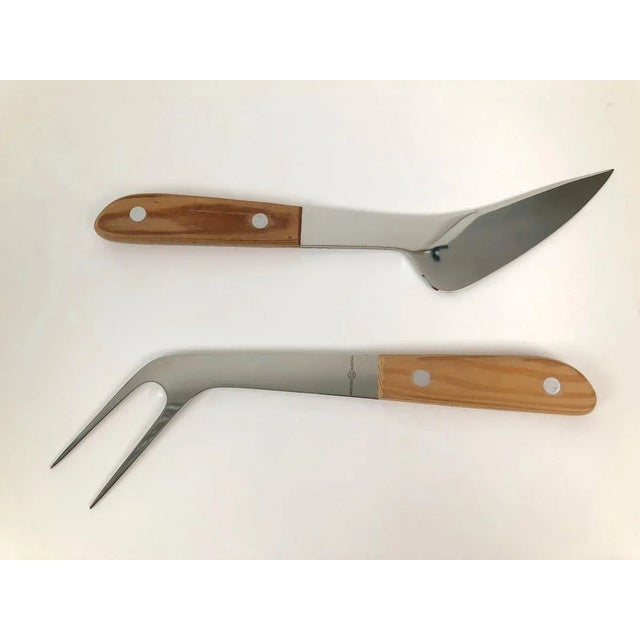 Mid-Century Modern Mid-Century Carving Knife and Fork from Amboss, Austria, 1960s, Set of 2 For Sale - Image 3 of 7