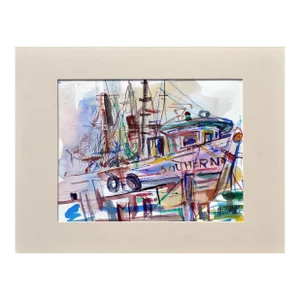 The Fishing Boat by Virginia J Hughins
