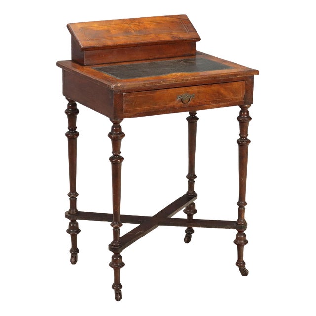 Antique English Art Nouveau Desk, 1900s For Sale