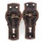Antique Gilbert Patent Lever Door Knob Set For Sale - Image 4 of 5