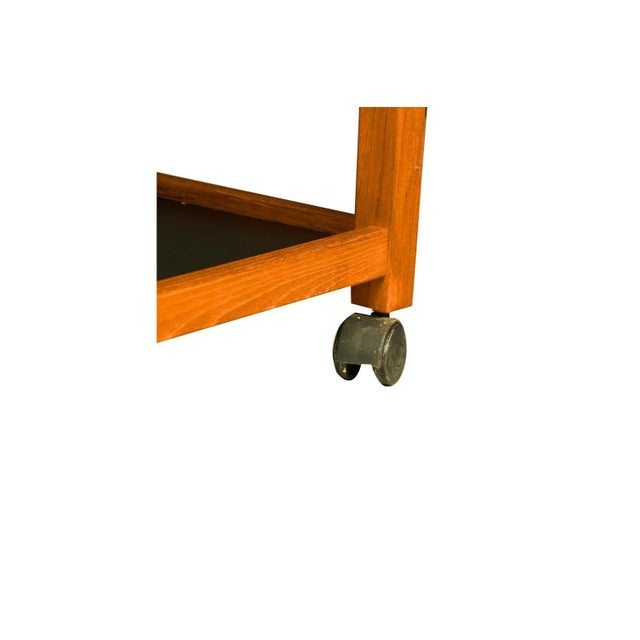 1960s Mid Century Danish 1960s Teak Bar Cart Denmark For Sale - Image 5 of 10