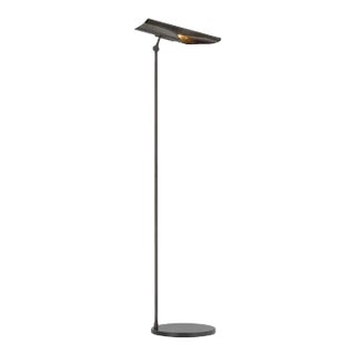 Champalimaud for Visual Comfort Signature Flore Floor Lamp in Gun Metal For Sale