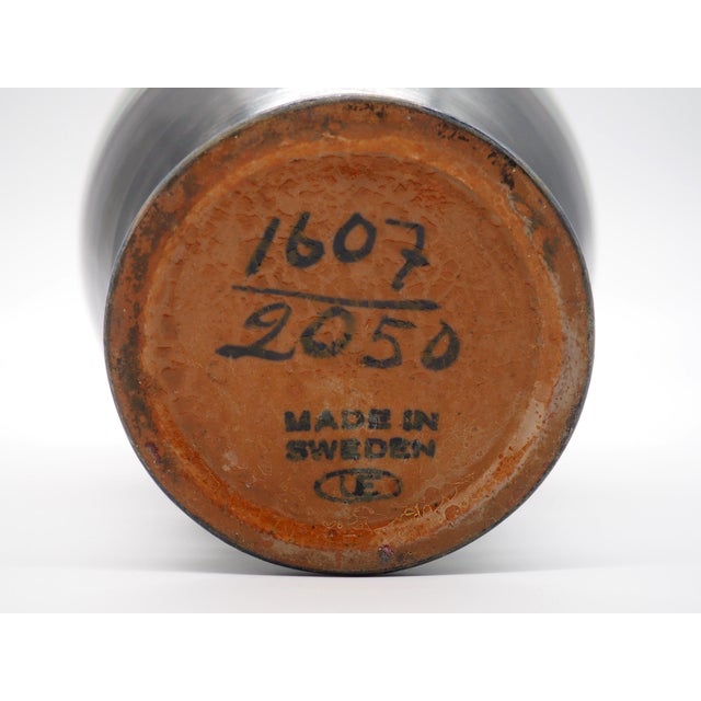 1930s Swedish Nordic Ceramic Vase from Upsala Ekeby For Sale - Image 5 of 7