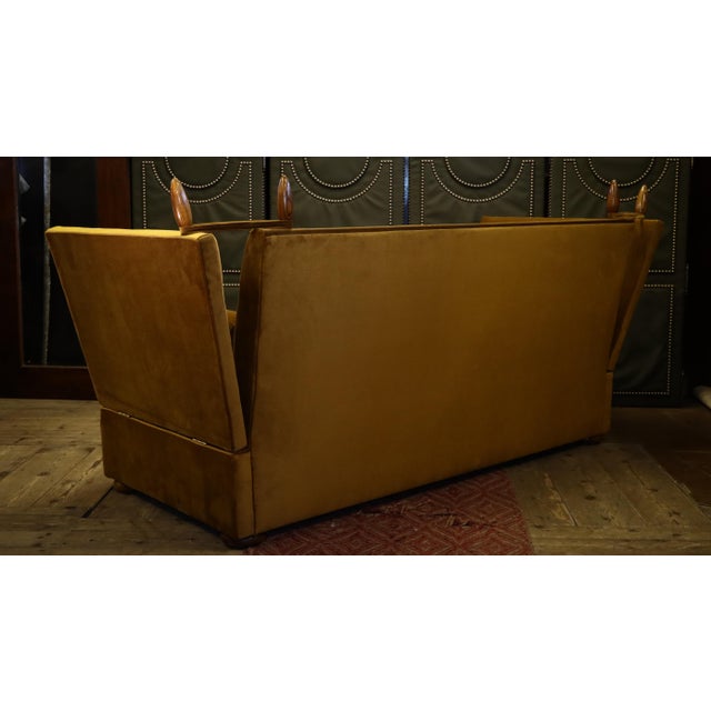 Tiplady 3-Seater Sofa in Butterscotch and Salmon Velvet from George Smith, 2010s For Sale - Image 12 of 18
