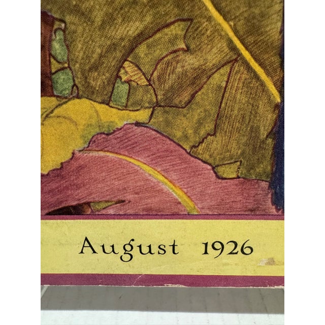 Art Deco 1926 Original House Beautiful Cover, August, B. Hunter Walt, Art Deco. For Sale - Image 3 of 9
