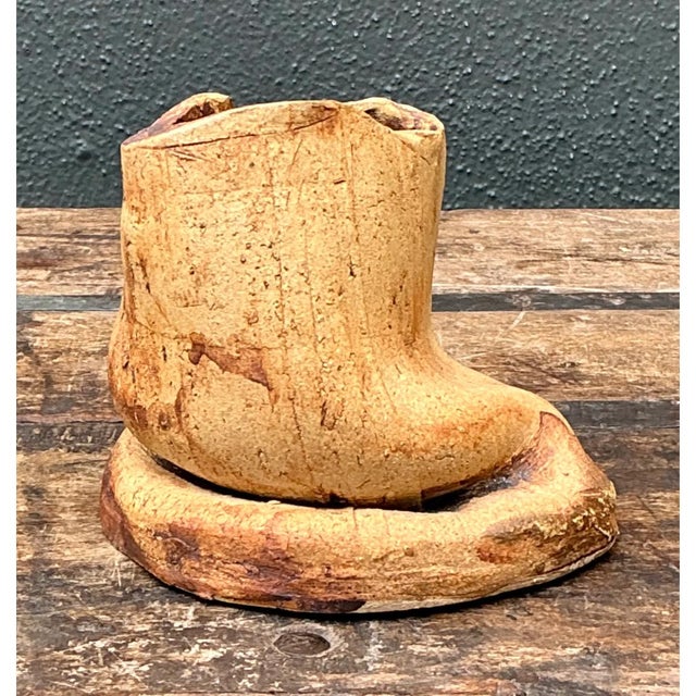 Vintage Organic Form Ceramic Vase For Sale - Image 4 of 13