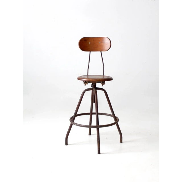 Antique Telephone Operator Chair For Sale - Image 13 of 13