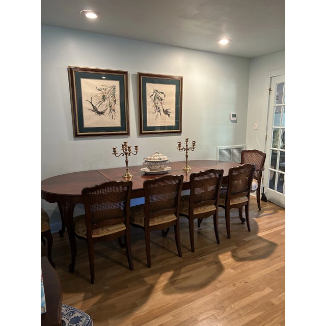 Kindel Furniture French Provincial Louis XV Dining Table With 3 Extension Leaves For Sale In New Orleans - Image 6 of 12