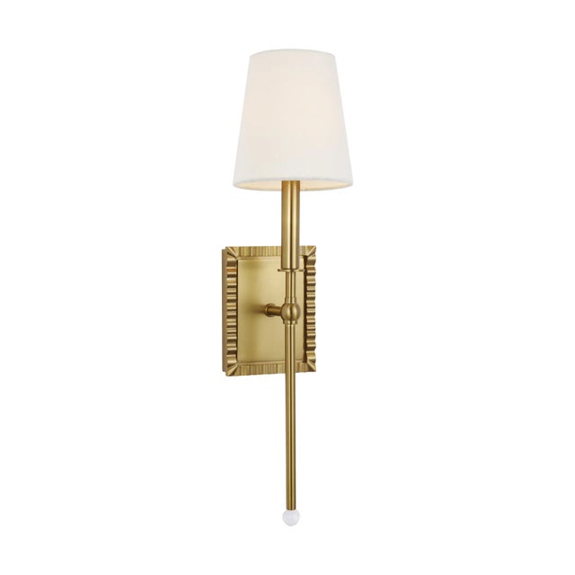 2020s Alexa Hampton by Visual Comfort Studio Baxley Sconce, Brass For Sale - Image 5 of 5
