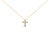 A whisper of devotion and glow, this petite cross pendant brings quiet radiance to everyday moments. Its silhouette is...