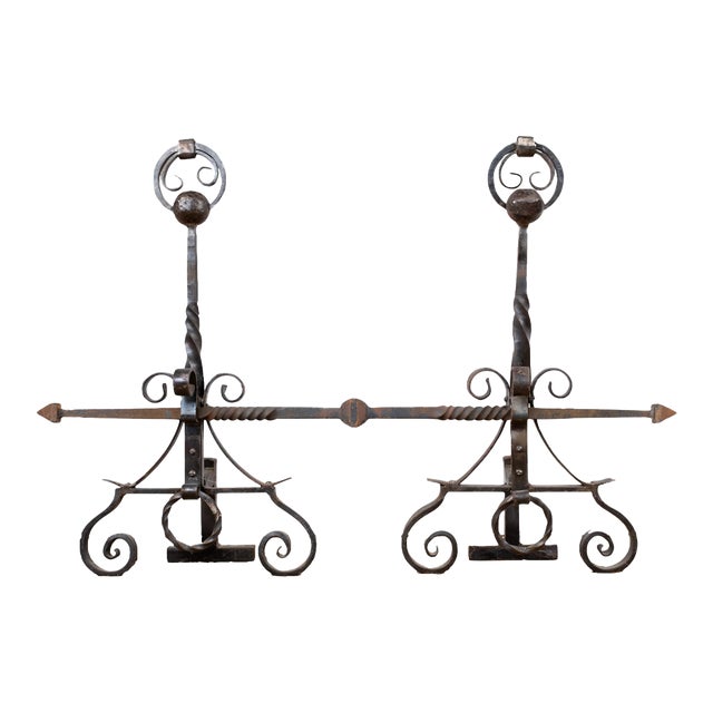 Antique Andirons For Sale