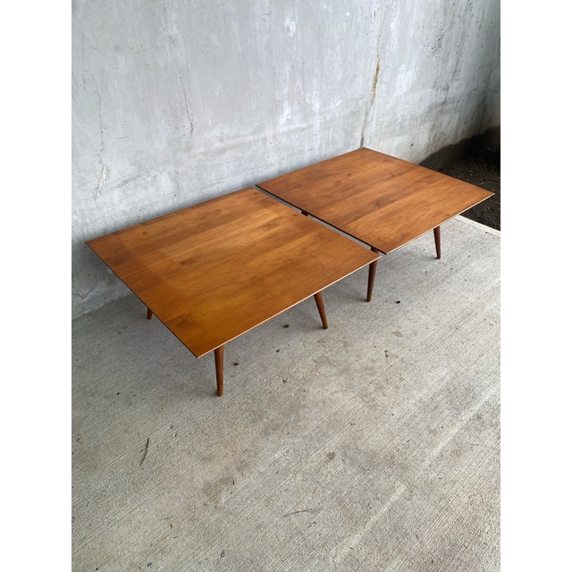 Brown Paul McCobb Planner Group Maple Low Table With Modular Drawer Top For Sale - Image 8 of 12