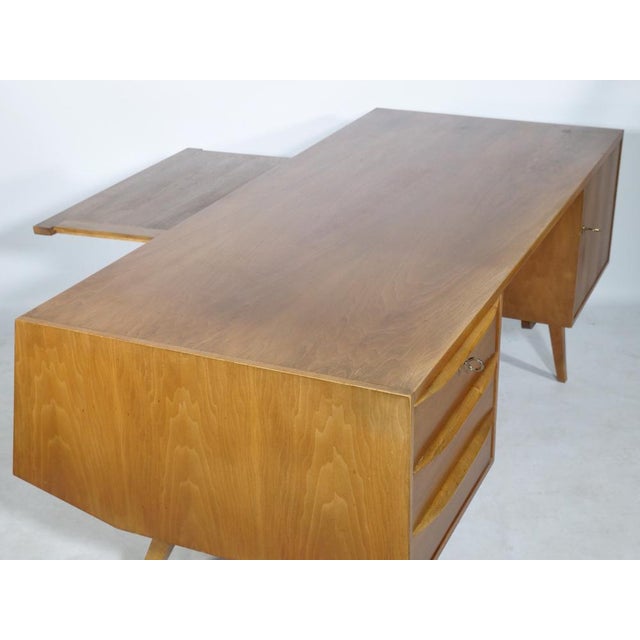 Mid-Century Chef Desk in Walnut from A.M.T., 1960 For Sale - Image 12 of 17
