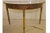 Gustavian Swedish Demilune Tables in Faux Wood, 1800s, Set of 2 For Sale - Image 4 of 5