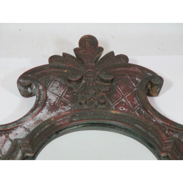 Baroque 1960s Italian Venetian Style Mirror Made by Palladio For Sale - Image 3 of 10