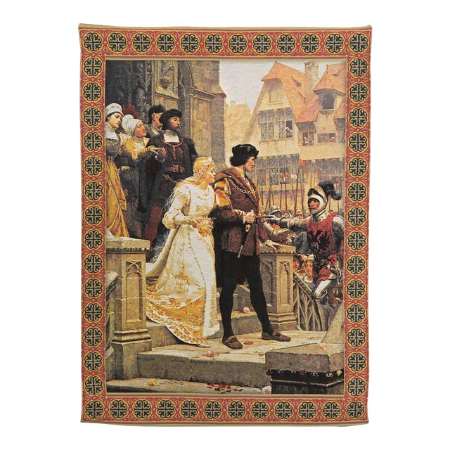 Call to Arms Loom Woven Tapestry - 140 X 100 Cm (4'7" X 3'3") - Requires Rod Size 3 For Sale