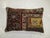 Folk Art Zabihi Collection Lumbar Turkish Rug Pillow For Sale - Image 3 of 4