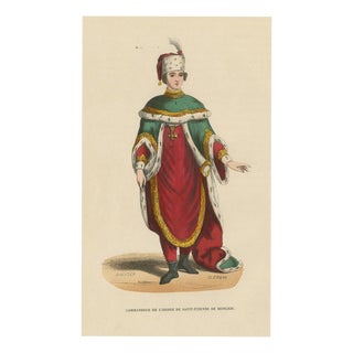 After Duverger, Commander of Saint Stephen of Hungary, 1844, Engraving For Sale