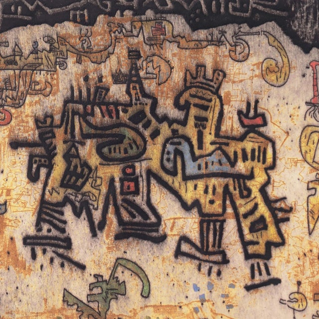 'Tribal Coast' by Ynez Johnston, 1964; New York, Museum of Modern Art, Guggenheim, Woman Artist, For Sale - Image 10 of 13