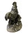 Chinese Silver Color Metal Rooster Family Small Figure For Sale - Image 4 of 6