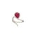 Metal Natural Ruby Diamond Ring 6.5 14k W Gold 2.32 TCW Certified For Sale - Image 7 of 18